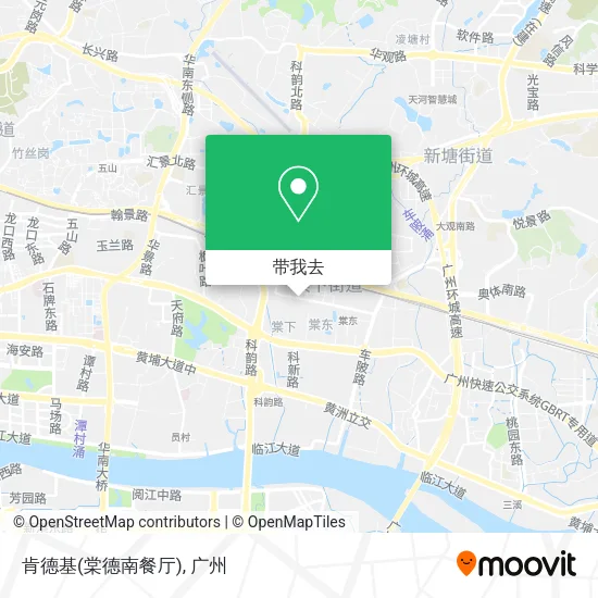 肯德基(棠德南餐厅)地图