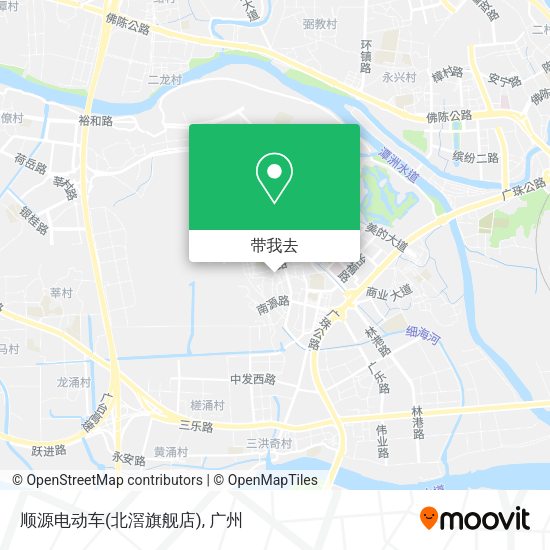 顺源电动车(北滘旗舰店)地图