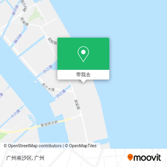 广州南沙区地图