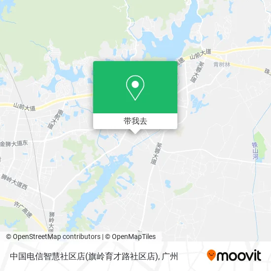 中国电信智慧社区店(旗岭育才路社区店)地图