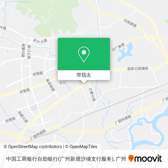 中国工商银行自助银行(广州新塘沙埔支行服务)地图