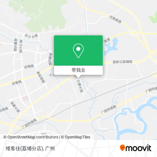 维客佳(荔埔分店)地图