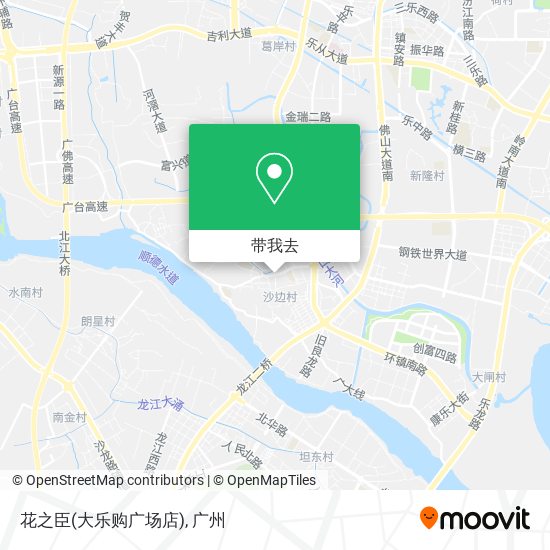 花之臣(大乐购广场店)地图