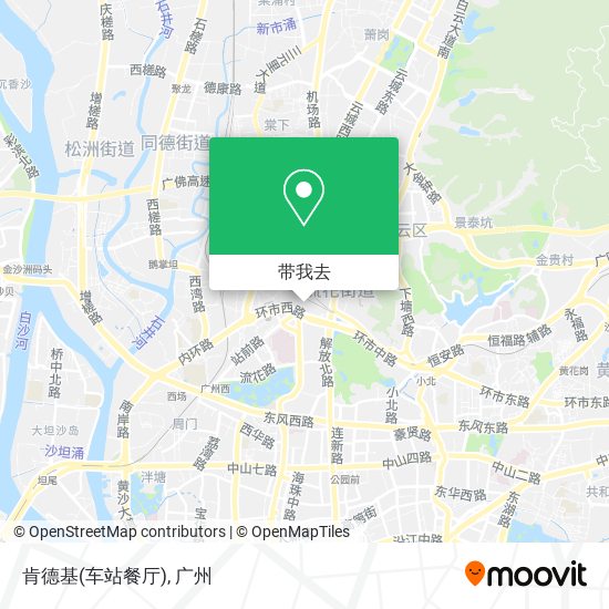肯德基(车站餐厅)地图