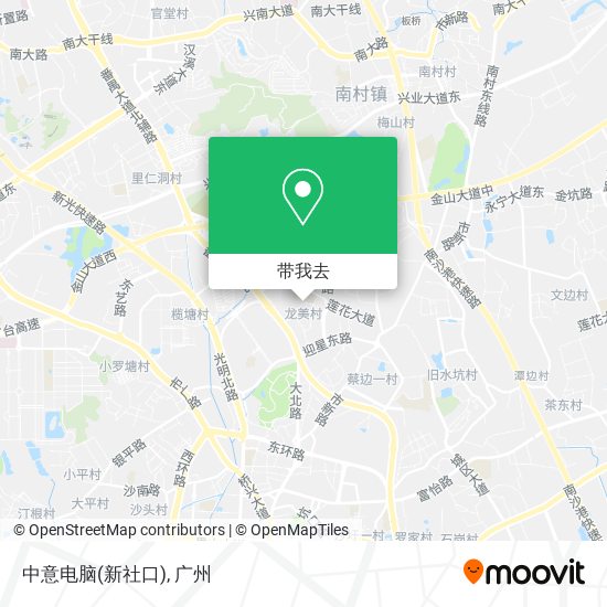 中意电脑(新社口)地图