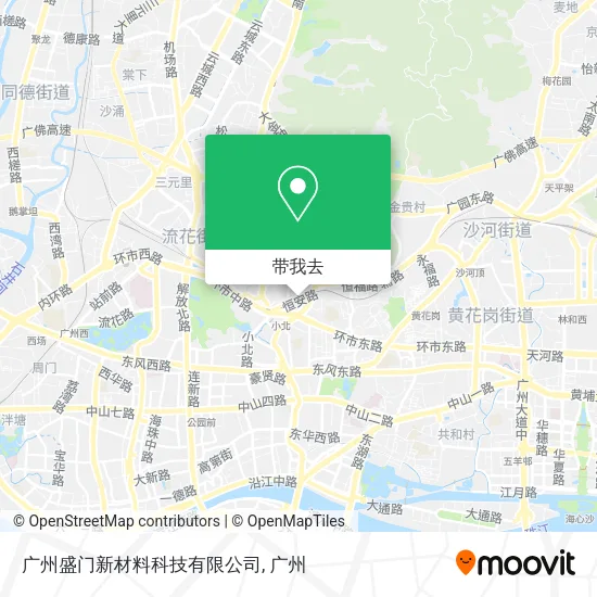 广州盛门新材料科技有限公司地图