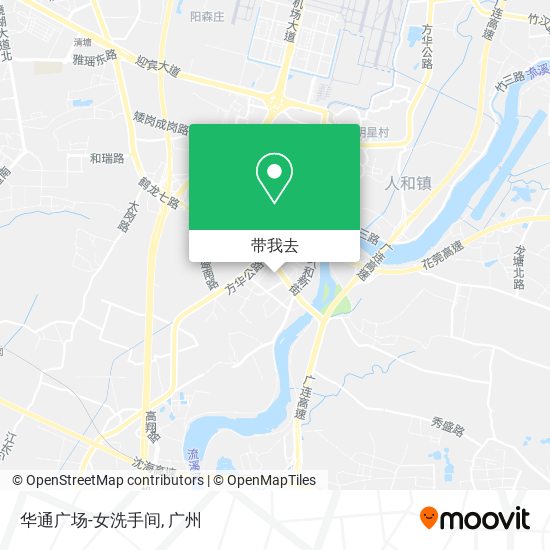 华通广场-女洗手间地图
