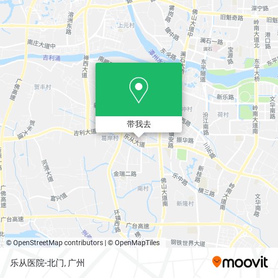 乐从医院-北门地图