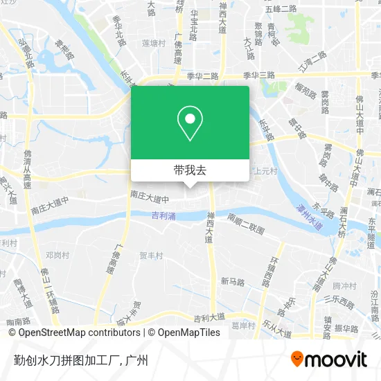 勤创水刀拼图加工厂地图