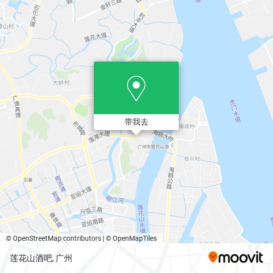 莲花山酒吧地图
