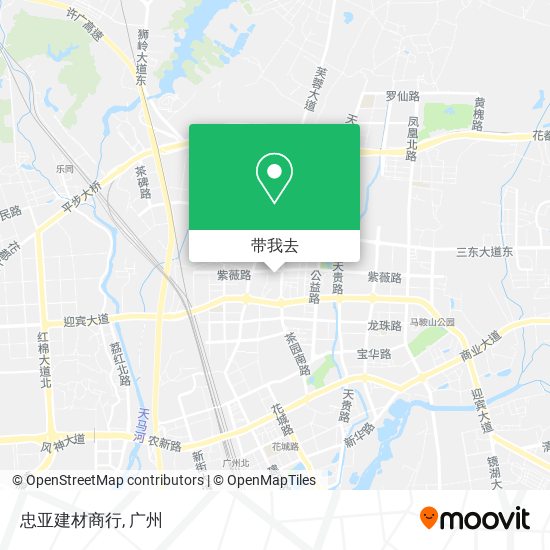 忠亚建材商行地图