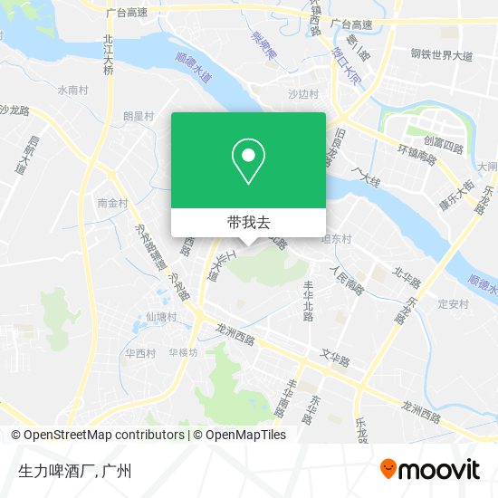 生力啤酒厂地图