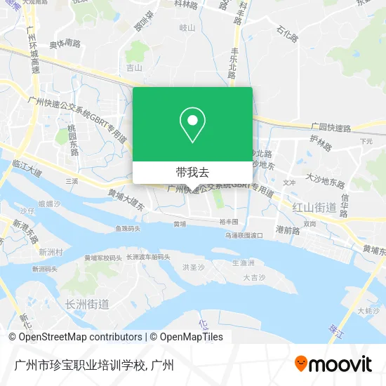 广州市珍宝职业培训学校地图