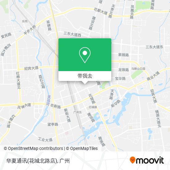 华夏通讯(花城北路店)地图