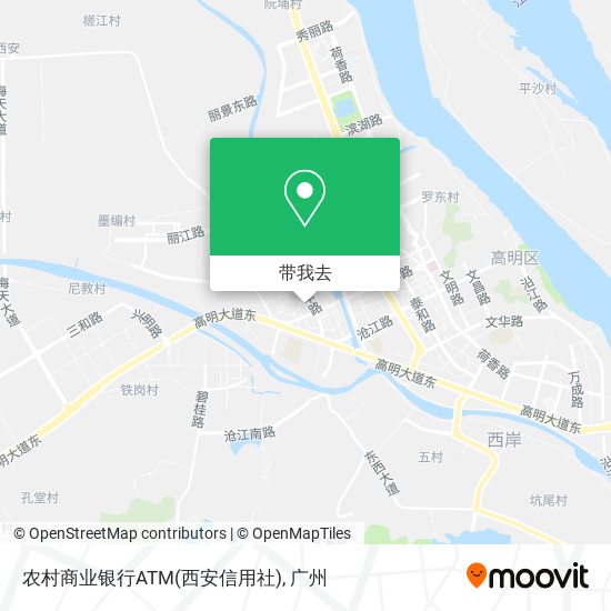 农村商业银行ATM(西安信用社)地图