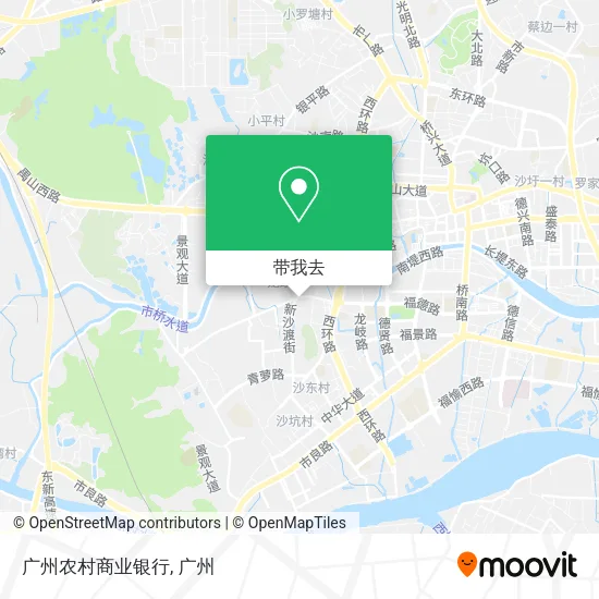 广州农村商业银行地图