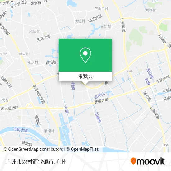 广州市农村商业银行地图