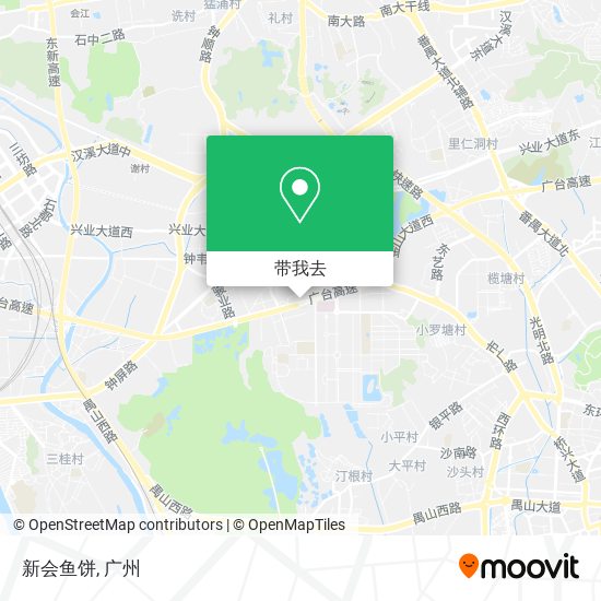 新会鱼饼地图