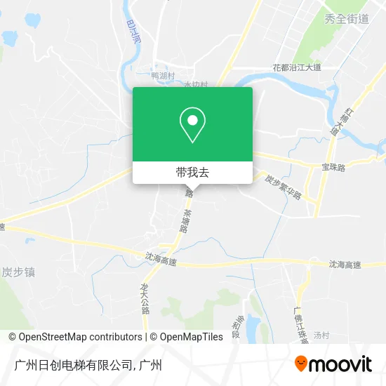 广州日创电梯有限公司地图