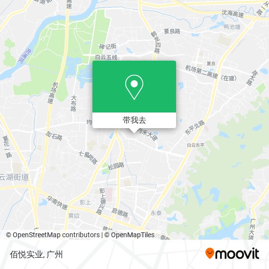 佰悦实业地图