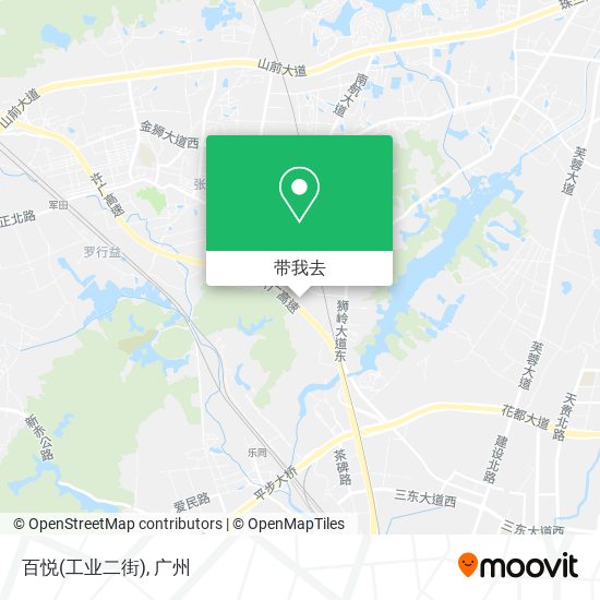 百悦(工业二街)地图