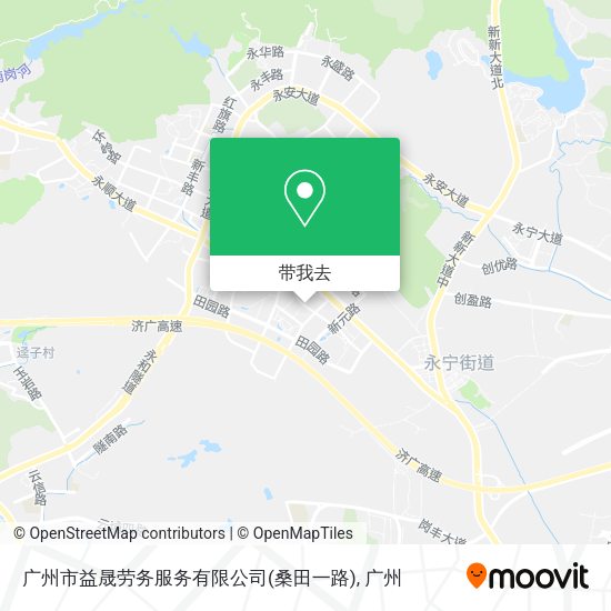 广州市益晟劳务服务有限公司(桑田一路)地图