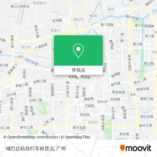 城巴总站自行车租赁点地图