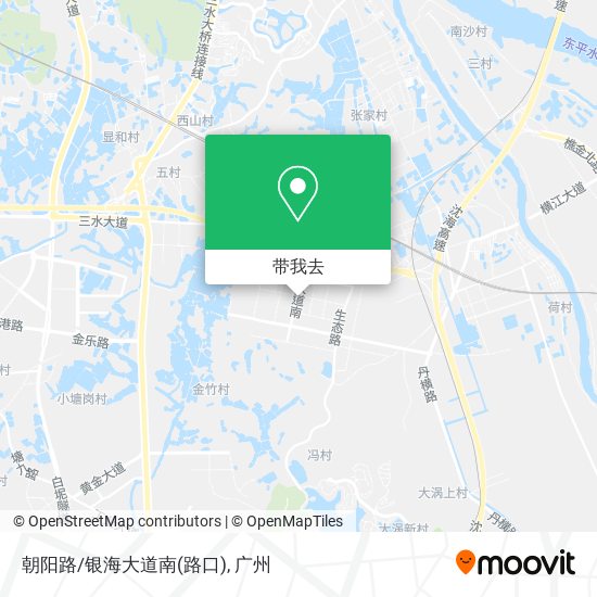 朝阳路/银海大道南(路口)地图