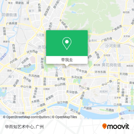 华而知艺术中心地图