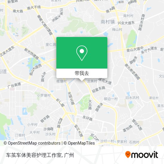 车茧车体美容护理工作室地图
