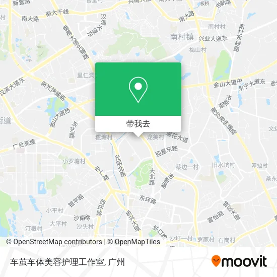 车茧车体美容护理工作室地图