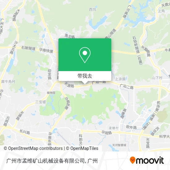 广州市孟维矿山机械设备有限公司地图