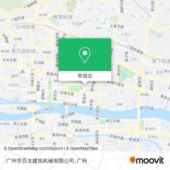 广州市百太建筑机械有限公司地图