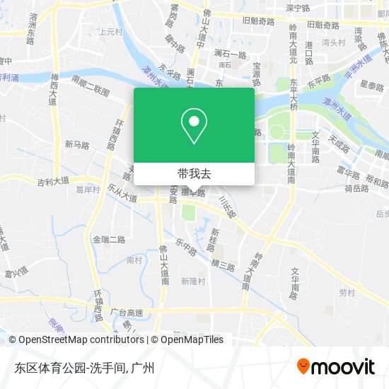 东区体育公园-洗手间地图