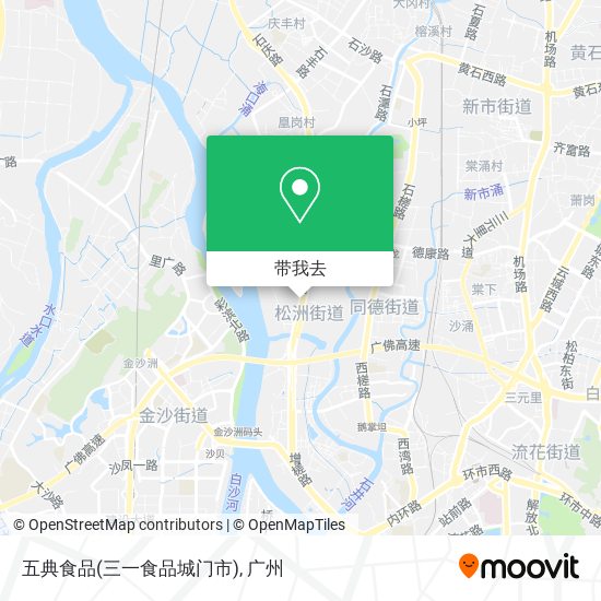 五典食品(三一食品城门市)地图