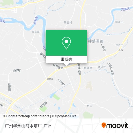 广州华永山河水塔厂地图