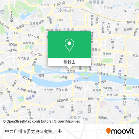 中共广州市委党史研究室地图