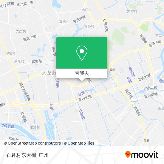 石碁村东大街地图