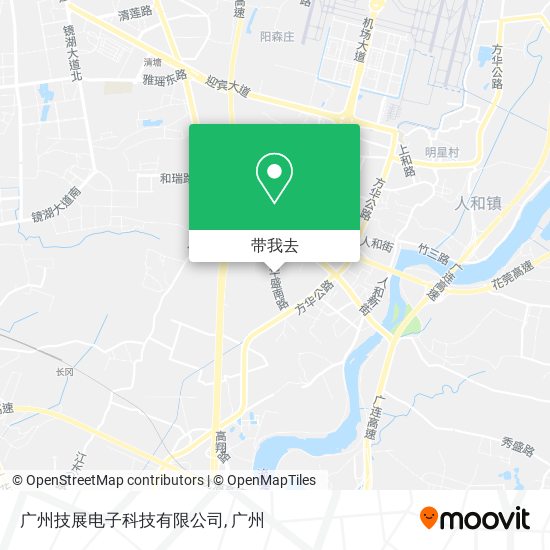 广州技展电子科技有限公司地图