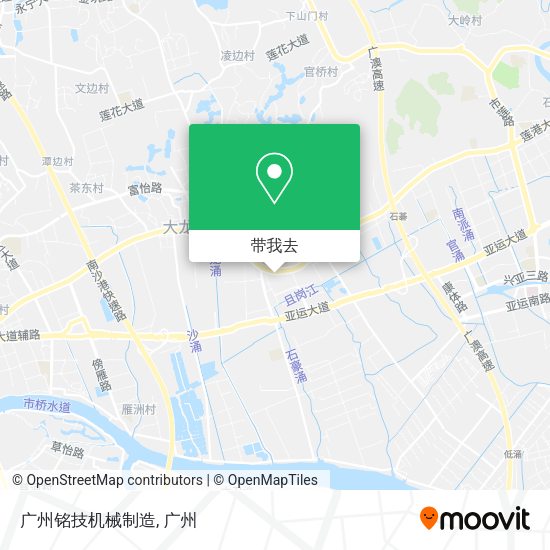 广州铭技机械制造地图