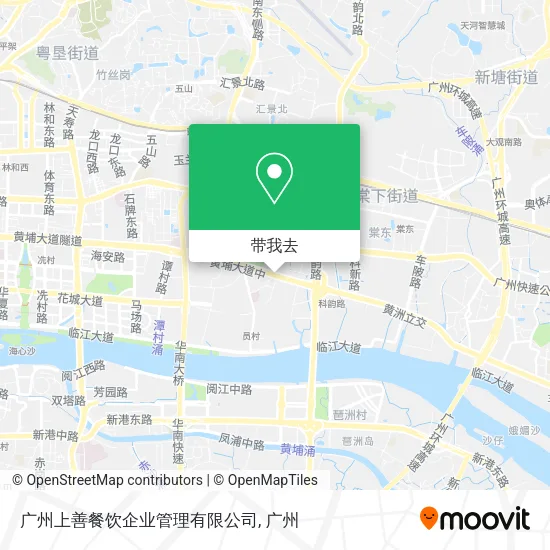 广州上善餐饮企业管理有限公司地图