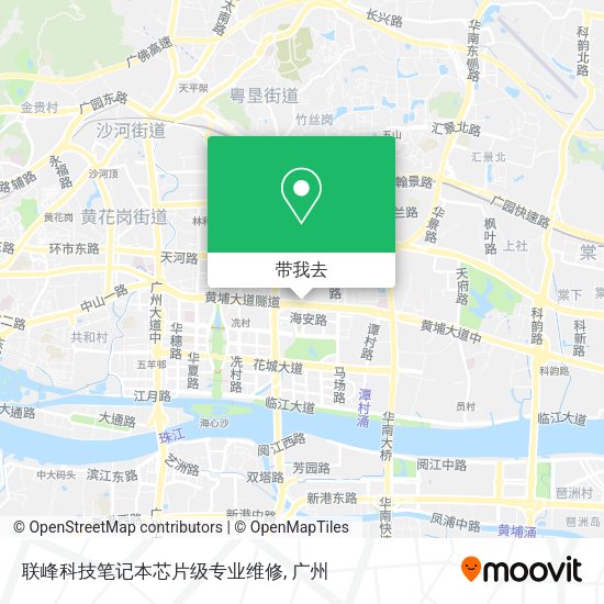 联峰科技笔记本芯片级专业维修地图