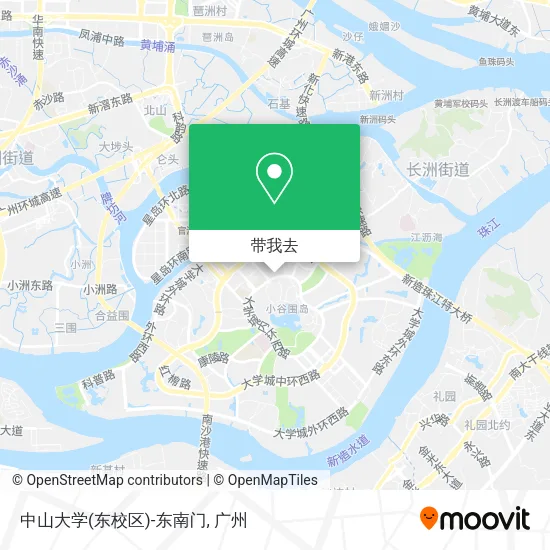 中山大学(东校区)-东南门地图