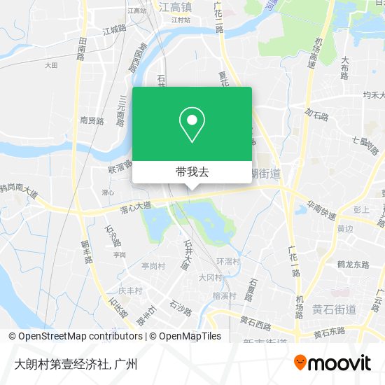大朗村第壹经济社地图