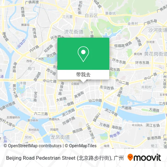 Beijing Road Pedestrian Street (北京路步行街)地图