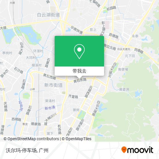 沃尔玛-停车场地图