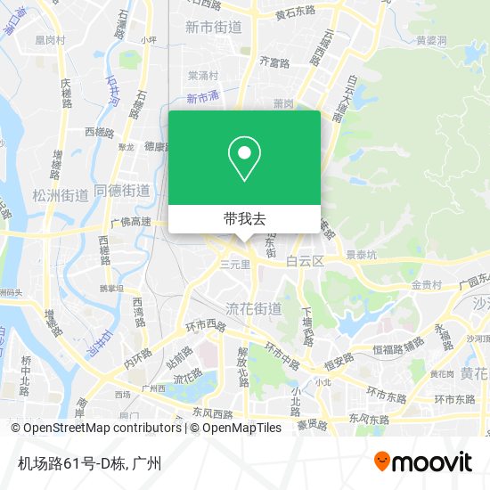 机场路61号-D栋地图