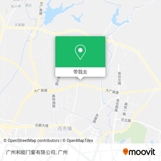 广州和能门窗有限公司地图