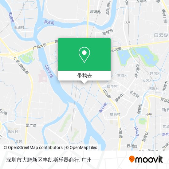 深圳市大鹏新区丰凯斯乐器商行地图