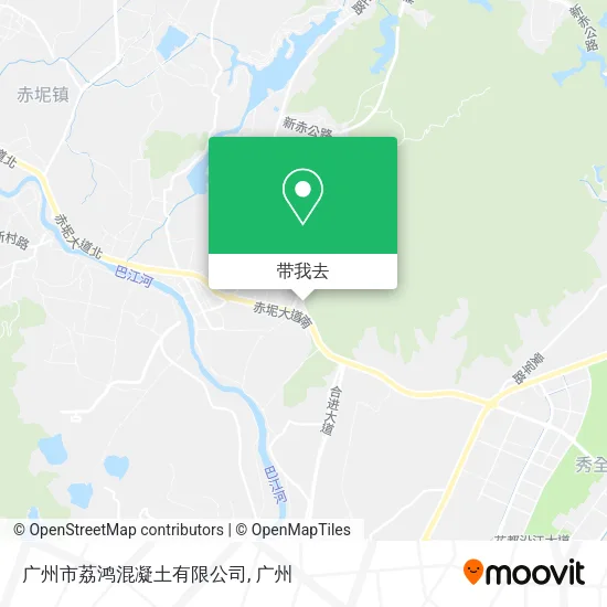 广州市荔鸿混凝土有限公司地图